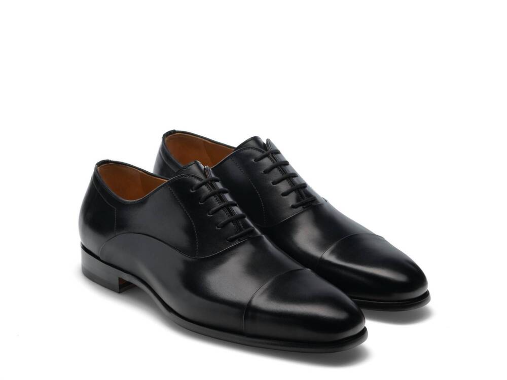 NEW MAGNANNI men's segovia oxford dress shoe in black